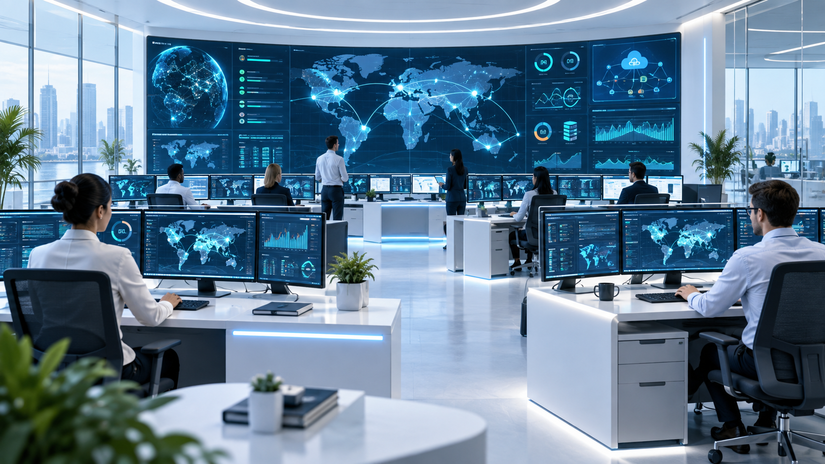 Managed Network Operations Center (NOC) Control Room